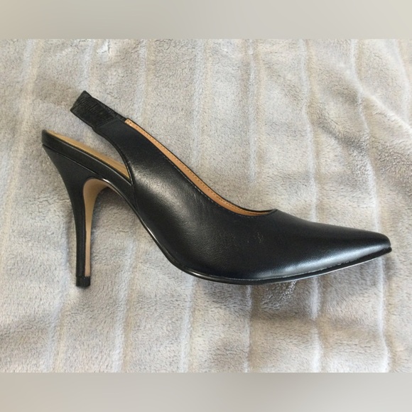 Lisa Vicky Piper Pointed Toe Slingback Pumps Size 6.5 - Picture 8 of 11